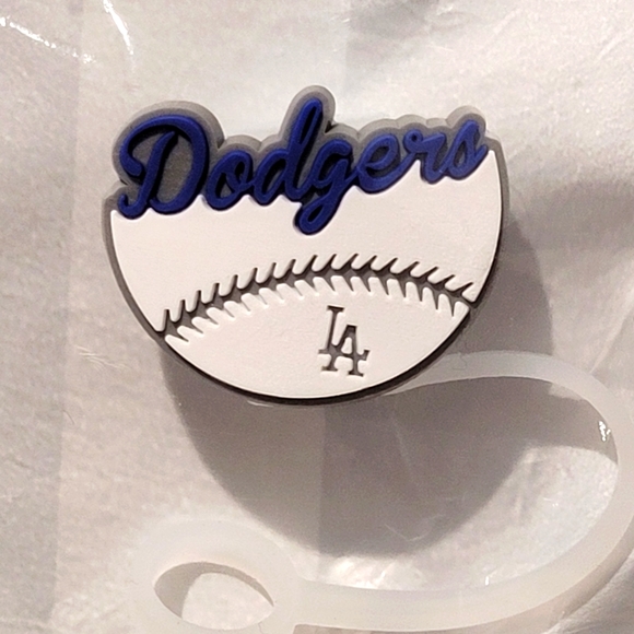 Los Angeles Dodgers Straw Cover For Stanleys - Picture 1 of 1